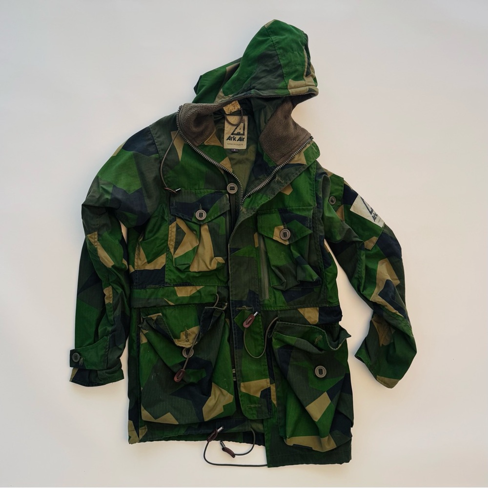 Ark Air camo parka. Originally purchased at J. Crew. Size small.
